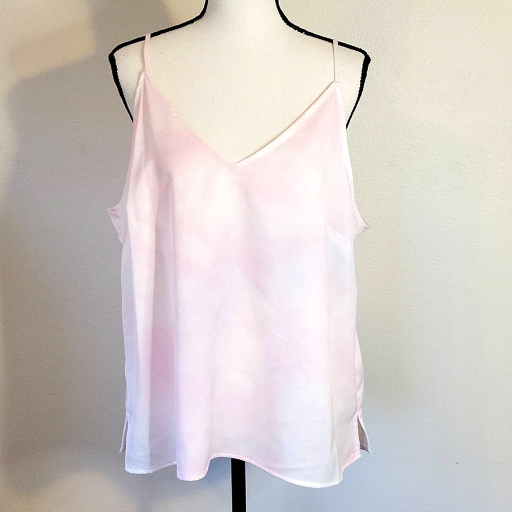 NWT A New Day Cloud Tie Dye Pink Camisole Romantic Sz XL
